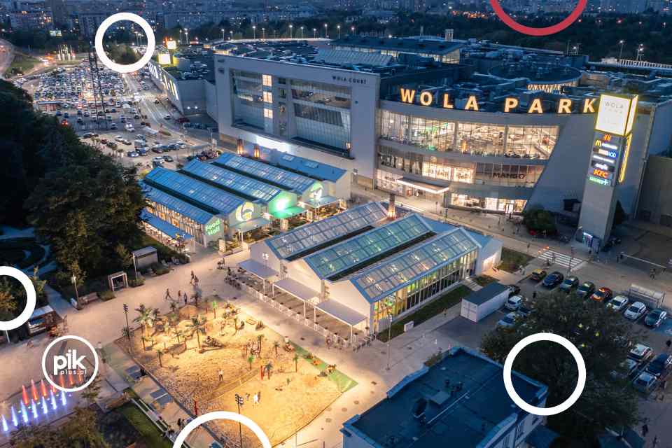 Parku Ulricha / Multikino / Wola Park / Ogrody Ulricha