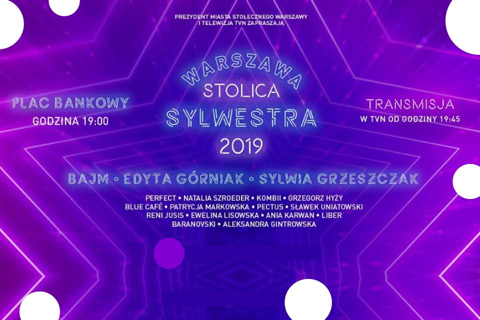 Sylwester miejski w Warszawie | Sylwester Warszawa 2021/2022 - odwołane