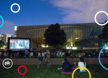 Kino plenerowe POLIN na Łące Leśmiana