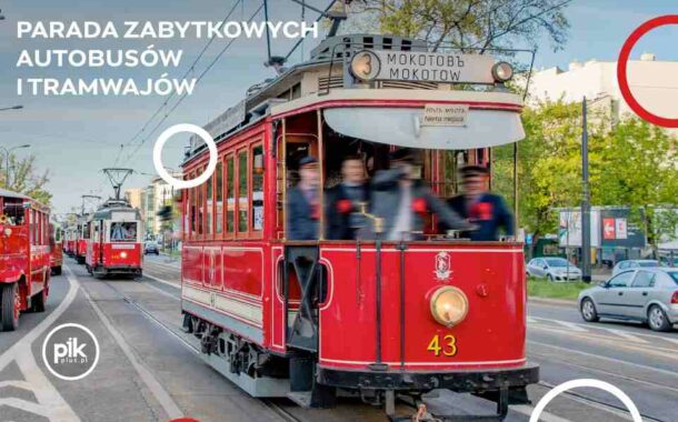 Noc Muzeów 2025 Parada Zabytkowych Autobusów i Tramwajów