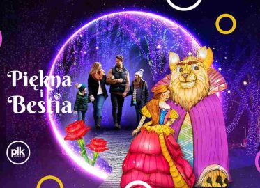 Garden of Lights - Piękna i Bestia | Ogród Świateł w Warszawie