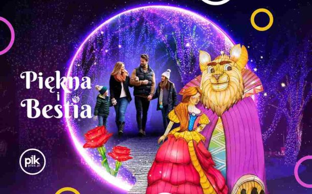 Garden of Lights - Piękna i Bestia | Ogród Świateł w Warszawie