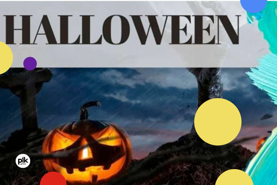 Halloween'owe malowanie przy winie w Warszawie!