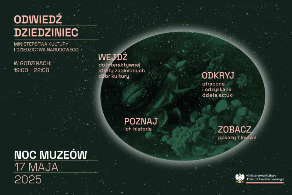Noc Muzeów 2025 na dziedzińcu Ministerstwa Kultury i Dziedzictwa Narodowego