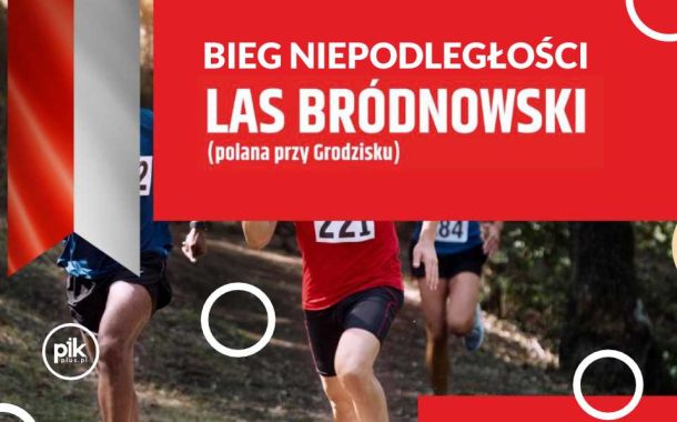Bieg Niepodległości w Lesie Bródnowskim