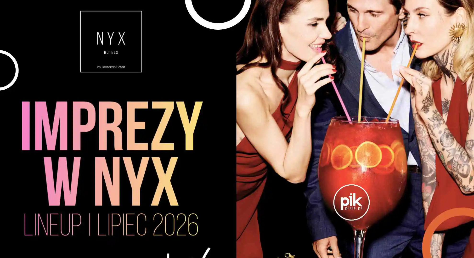 Lipiec w rytmie NYX | Bezpłatne wydarzenia w Etherze