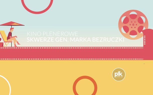 Kino plenerowe na Skwerze Gen. Marka Bezruczki