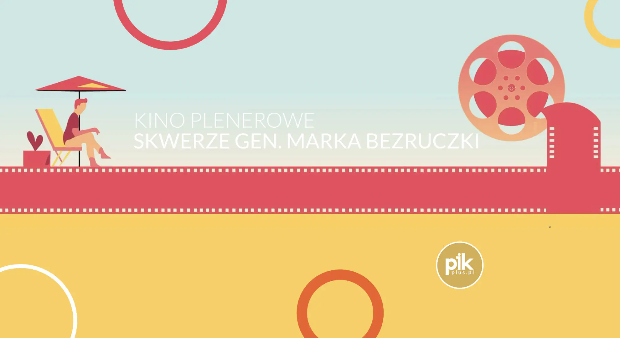 Kino plenerowe na Skwerze Gen. Marka Bezruczki